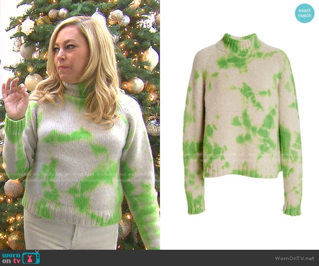 Yuma Sweater by The Elder Statesman worn by Sutton Stracke on The Real Housewives of Beverly Hills