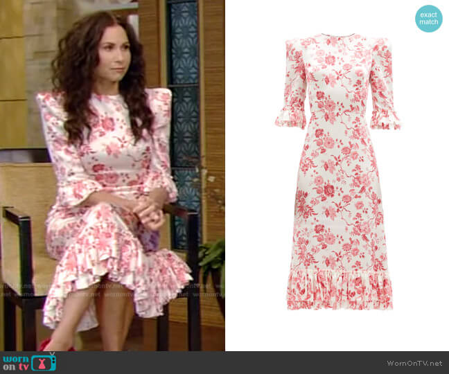 Falconetti Dress by The Vampire's Wife worn by Minnie Driver on Live with Kelly and Ryan