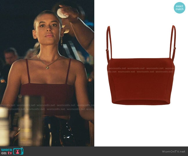 Kaitlyn Satin Top by A.L.C. worn by Julien Calloway (Jordan Alexander) on Gossip Girl