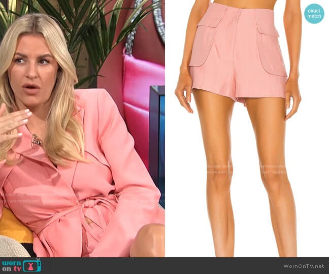 Yoshi Shorts by Alexis worn by Morgan Stewart on E! News