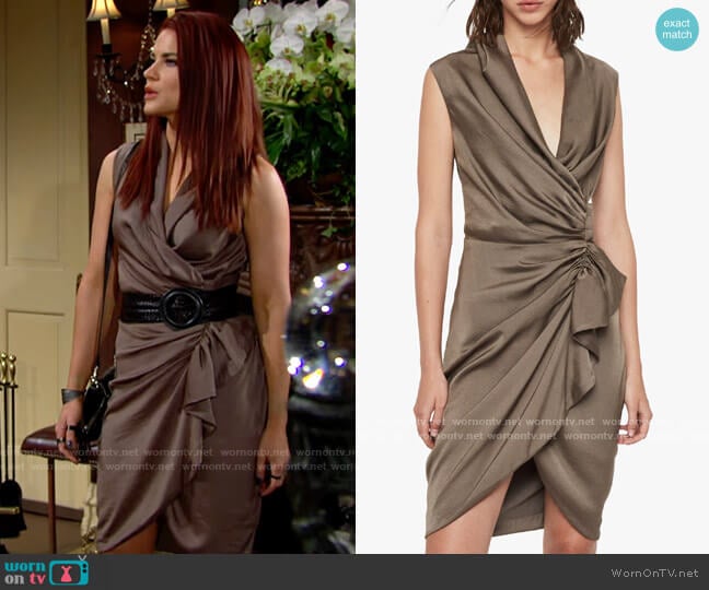 All Saints Cancity Dress worn by Sally Spectra (Courtney Hope) on The Young and the Restless