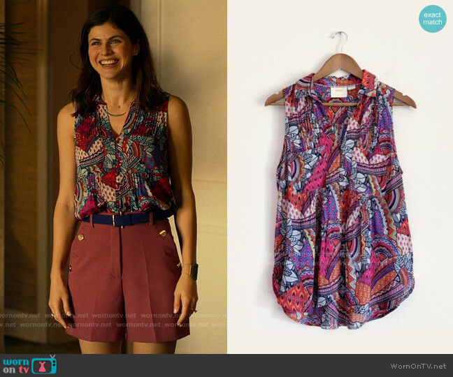 WornOnTV: Daphne's floral top on The White Lotus