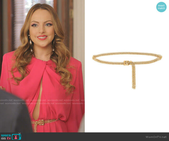 Audrey Mini Belt by B-Low The Belt worn by Fallon Carrington (Elizabeth Gillies) on Dynasty