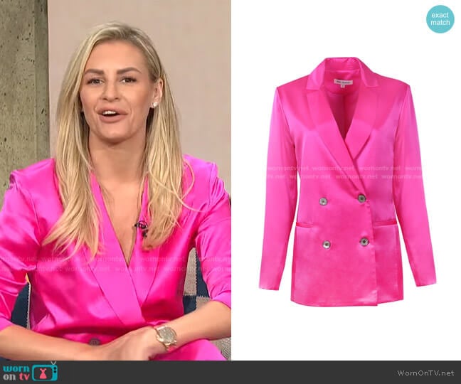 Navona Blazer by Bardo Collective worn by Morgan Stewart on E! News