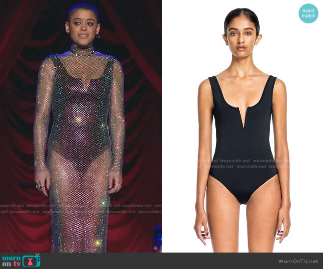 Ines Swimsuit by Beth Richards worn by Julien Calloway (Jordan Alexander) on Gossip Girl