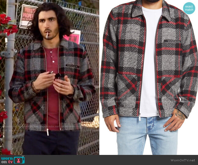 BP Oversize Plaid Jacket worn by Behrad Tarazi (Shayan Sobhian) on Legends of Tomorrow