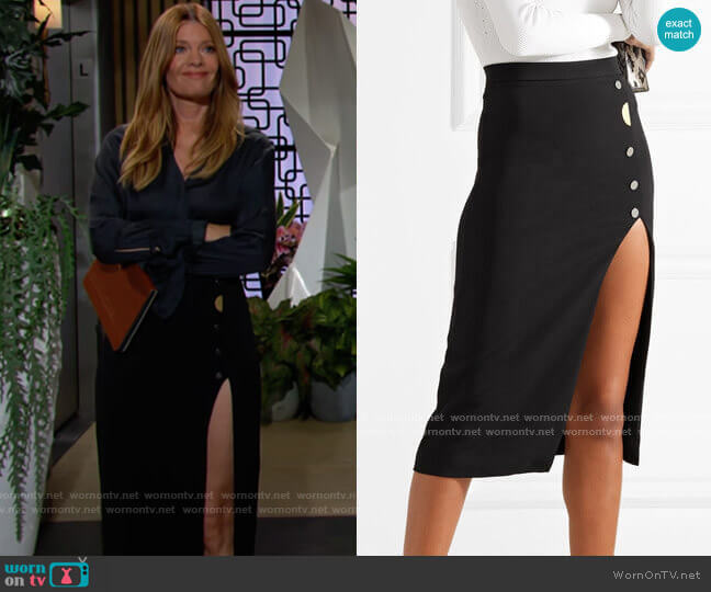 Cushnie et Ochs Dahlia Skirt worn by Phyllis Summers (Michelle Stafford) on The Young and the Restless