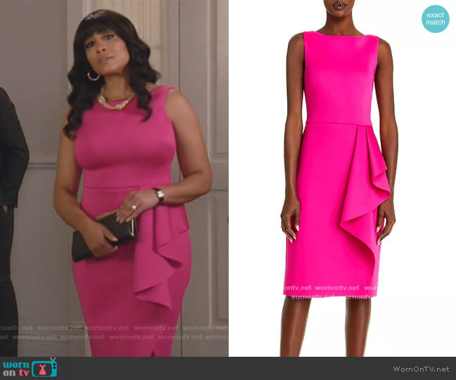 WornOnTV: Tina’s pink sleeveless ruffle dress on All American | Clothes ...