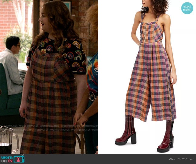 Free People Zuzu Romper worn by Ashlyn (Julia Lester) on High School Musical The Musical The Series