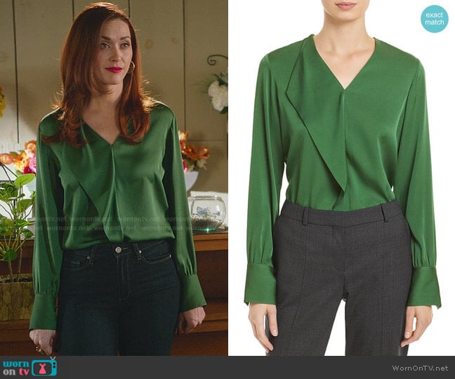 Iadelia Blouse by Boss worn by Abigail Pershing (Sarah Power) on Good Witch