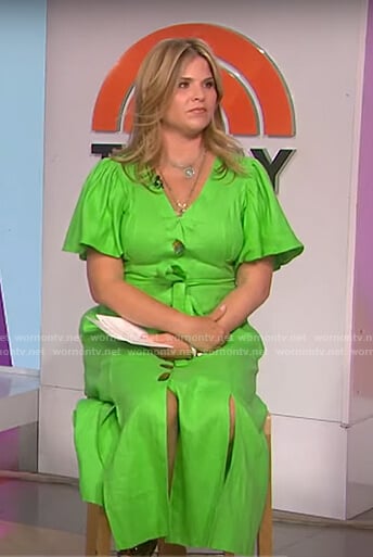 WornOnTV: Jenna's green Philadelphia Eagles jersey on Today, Jenna Bush  Hager