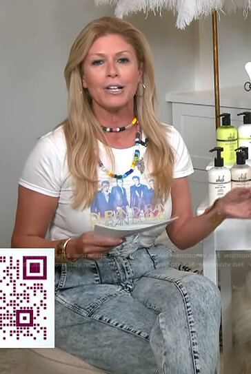 Jill’s Duran Duran print tee and jeans on Today