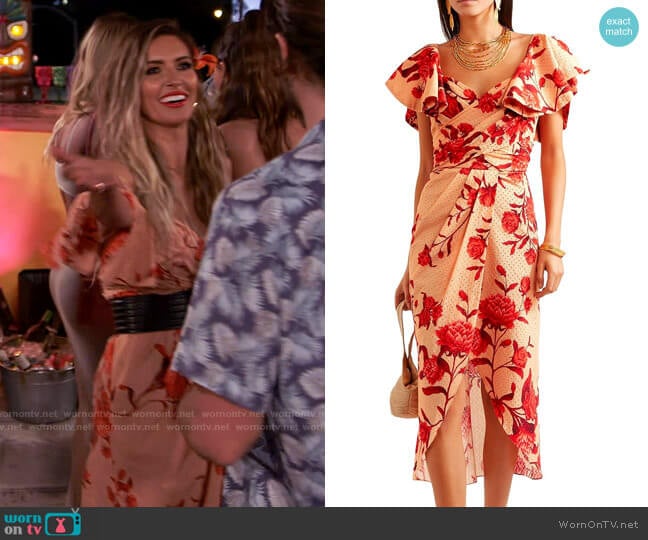 Johanna Ortiz Floral Dress worn by Audrina Patridge (Audrina Patridge) on The Hills New Beginnings