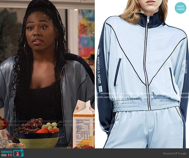 The Kooples x Sport Jacket worn by Harper (Laci Mosley) on iCarly