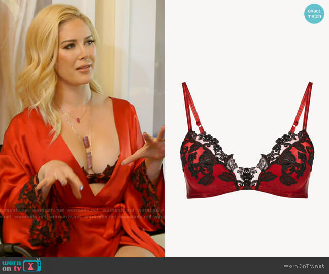 La Perla Maison Triangle Bra worn by Heidi Montag (Heidi Montag) on The Hills New Beginnings