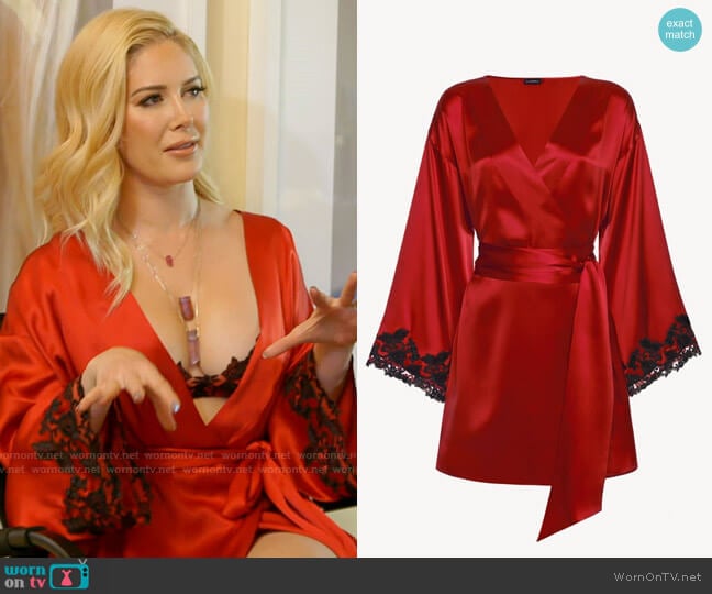 La Perla Maison Robe worn by Heidi Montag (Heidi Montag) on The Hills New Beginnings