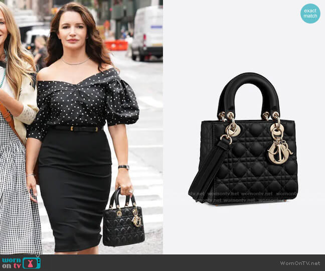 Dior Small Lady Dior Bag worn by Charlotte York (Kristin Davis) on And Just Like That