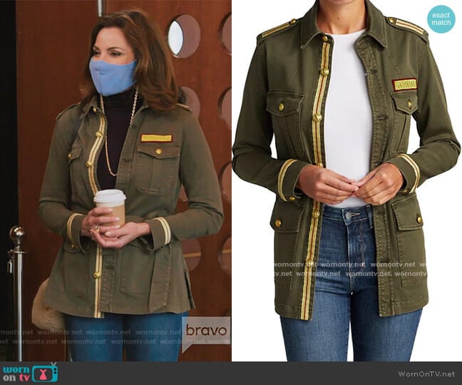 Ramona Utility Jacket by L'Agence worn by Luann de Lesseps on The Real Housewives of New York City