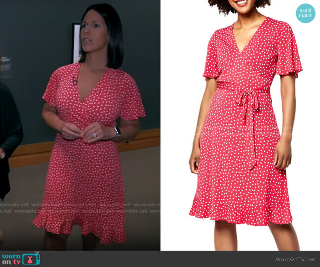 Dana Jacobson’s red polka dot dress on CBS This Morning
