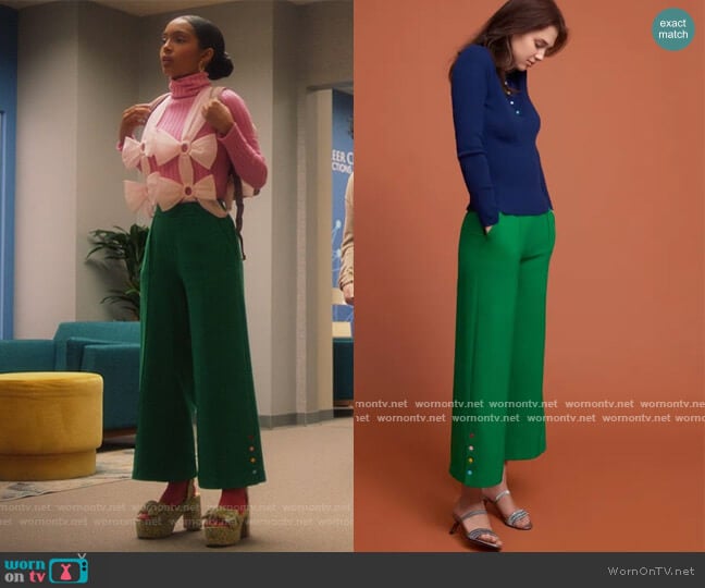 2018 Fall Collection by Lisa Perry worn by Zoey Johnson (Yara Shahidi) on Grown-ish