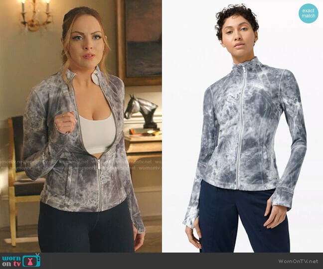 Define Jacket by Lululemon worn by Fallon Carrington (Elizabeth Gillies) on Dynasty