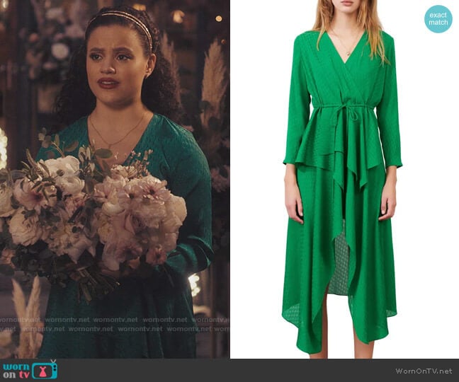 Maje Ramia Dress worn by Maggie Vera (Sarah Jeffery) on Charmed