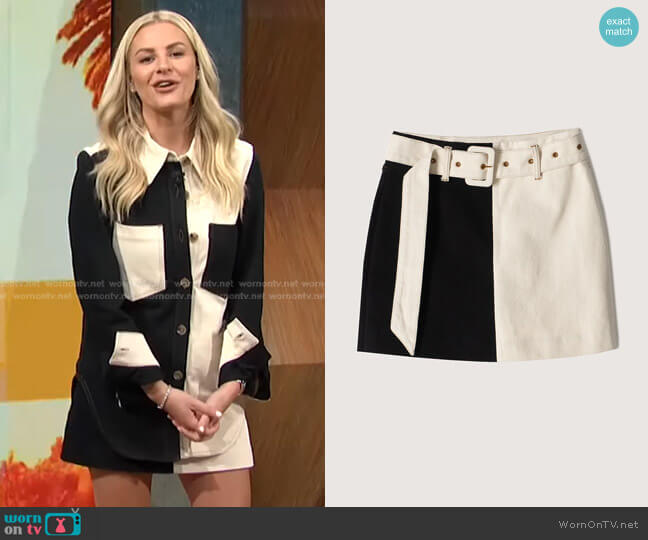 Dyna Skirt by Nanushka worn by Morgan Stewart on E! News