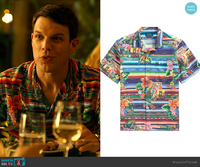 Polo Ralph Lauren Tropical Print Linen-Blend Shirt worn by Shane Patton (Jake Lacy) on The White Lotus