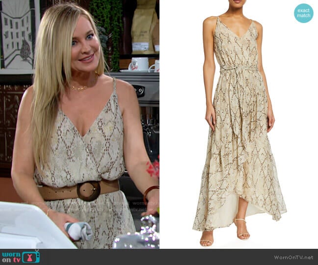 Ramy Brook Clancy Dress worn by Sharon Newman (Sharon Case) on The Young and the Restless