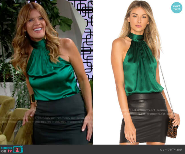 Ramy Brook Lori Top worn by Phyllis Summers (Michelle Stafford) on The Young and the Restless