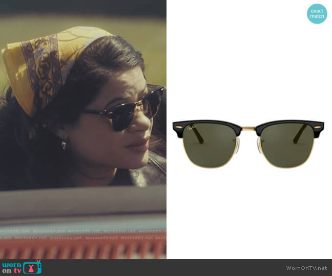 Ray Ban Clubmaster Sunglasses worn by Mel Vera (Melonie Diaz) on Charmed