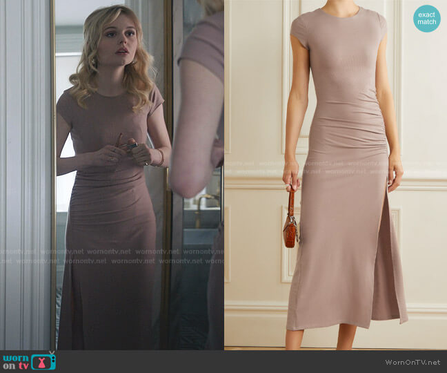 Brecken Dress by Reformation worn by Audrey Hope (Emily Alyn Lind) on Gossip Girl