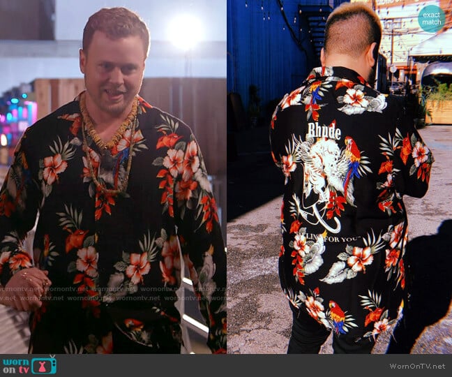 Rhude Falling For You Shirt worn by Spencer Pratt (Spencer Pratt) on The Hills New Beginnings