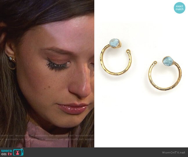 Harmony Earrings by Robyn Rhodes worn by Katie Thurston on The Bachelorette