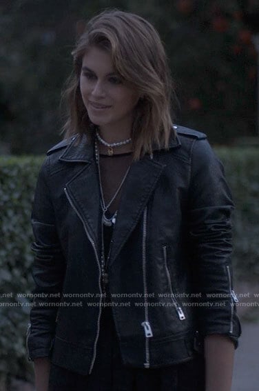 Ruby's leather jacket on American Horror Stories