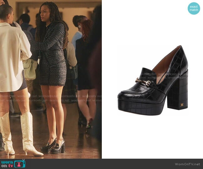 Aretha Platform Bit Loafers by Sam Edelman worn by Monet de Haan (Savannah Lee Smith) on Gossip Girl