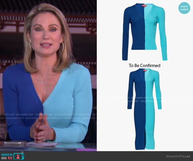 by Staud worn by Amy Robach on Good Morning America