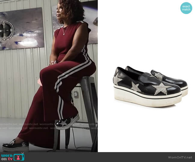 Stella McCartney Binx Sneakers worn by Gayle King on CBS Mornings