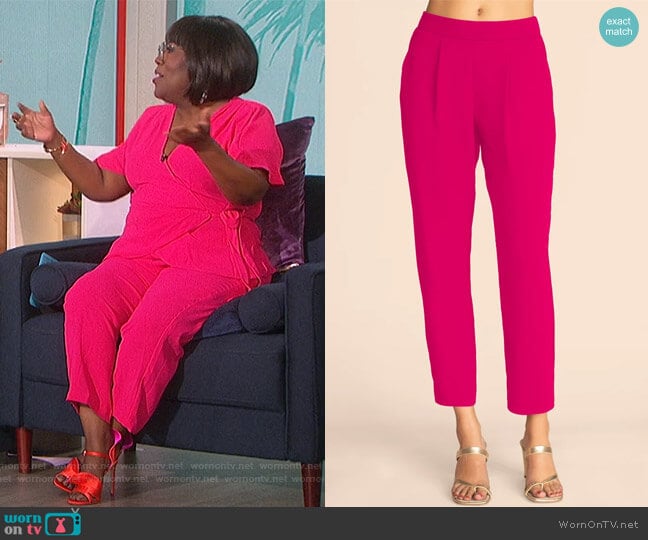 Exit Pants by Trina Turk worn by Sheryl Underwood on The Talk