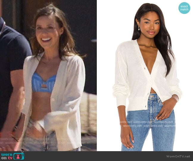 Balloon Sleeve Cardi by Tularosa worn by Katie Thurston on The Bachelorette