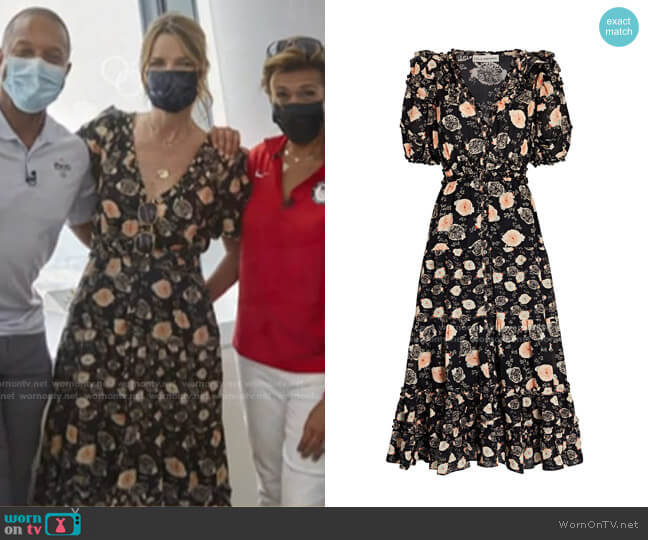 Irvette Dress by Ulla Johnson worn by Savannah Guthrie on Today