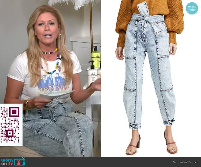 Storm Jeans by Ulla Johnson worn by Jill Martin on Today