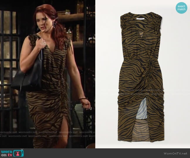 Veronica Beard Teagan Dress worn by Sally Spectra (Courtney Hope) on The Young and the Restless