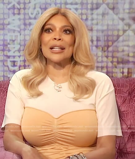 Wendy’s ruched front tee dress on The Wendy Williams Show