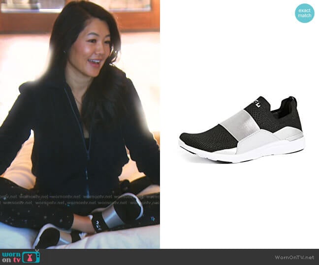 Techloom Bliss Sneakers by APL: Athletic Propulsion Labs worn by Crystal Kung Minkoff on The Real Housewives of Beverly Hills