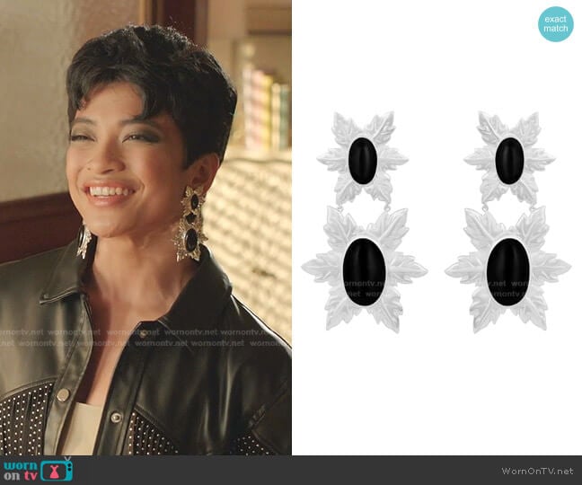 Florentina Earrings by Angelina Alvarez worn by Yssa Mei Panganiban on Dynasty