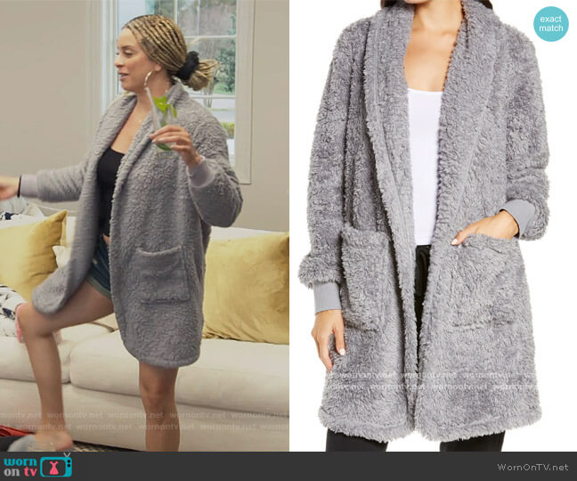 Fleece Cardigan by BP worn by Robyn Dixon on The Real Housewives of Potomac