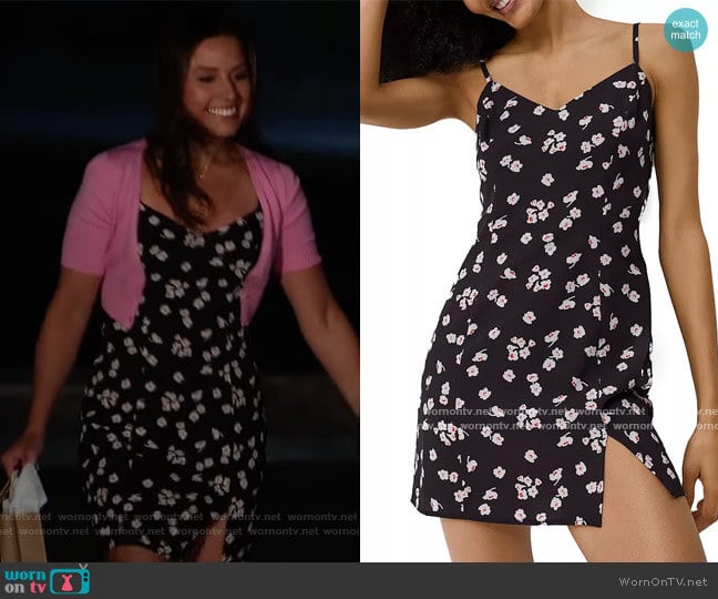 Verona Floral Print Mini Dress by French Connection worn by Katie Thurston on The Bachelorette