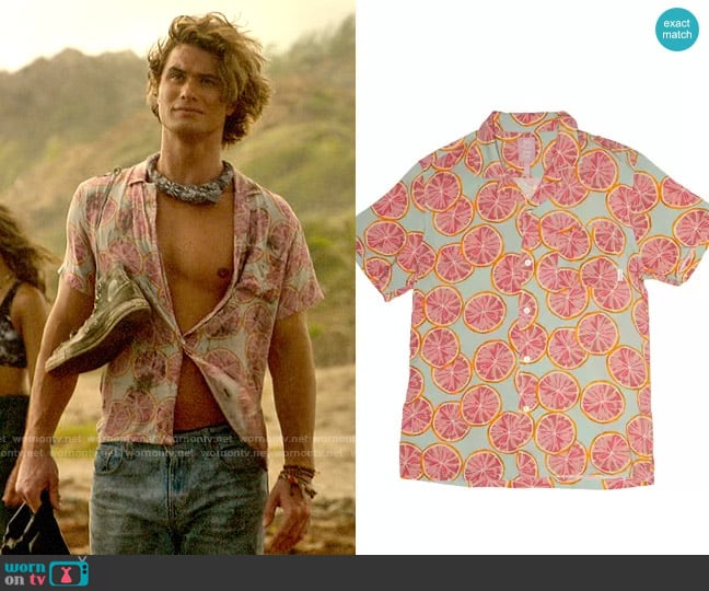 WornOnTV: John B’s Grapefruit Shirt On Outer Banks | Chase Stokes ...