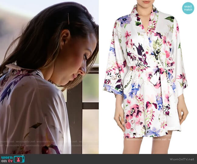 And I Love Her Floral Robe by In Bloom worn by Katie Thurston on The Bachelorette